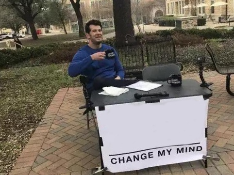 Change My Mind meme about Kettle & Fire