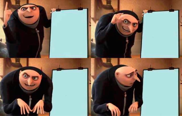 Gru's Plan meme about Kettle & Fire