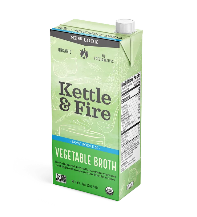 Low Sodium Vegetable Cooking Broth carton