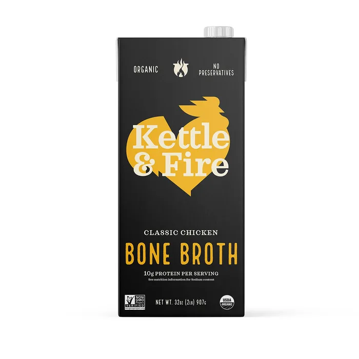 6 Pack Chicken Bone Broth, 32 oz cartons