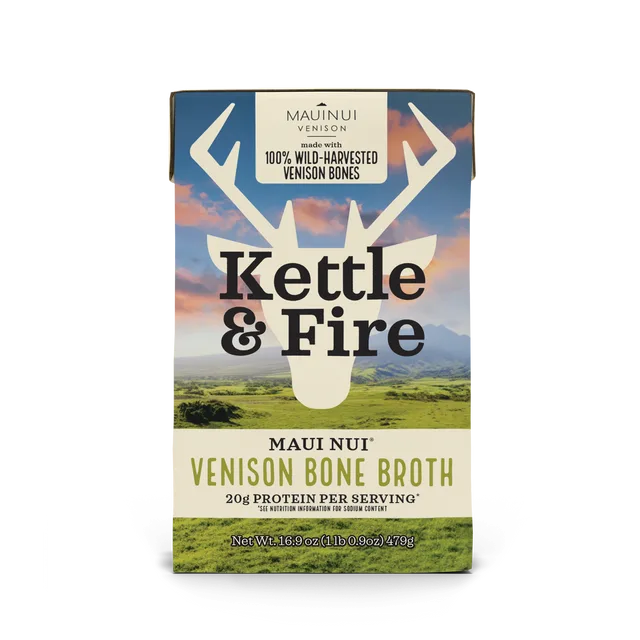 Maui Nui Venison Bone Broth carton