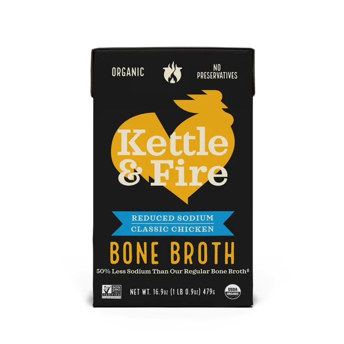 Reduced Sodium Chicken Bone Broth carton