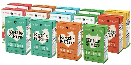 Kettle & Fire keto soups and broths bundle
